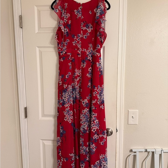 Tommy Hilfiger Eloise Red Floral Maxi Dress - Picture 2 of 2